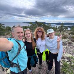 The Baltic Sea behind us