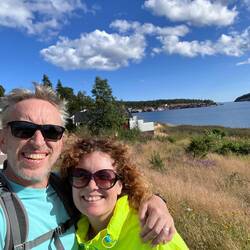 Our lunch spot was behind us in the distance