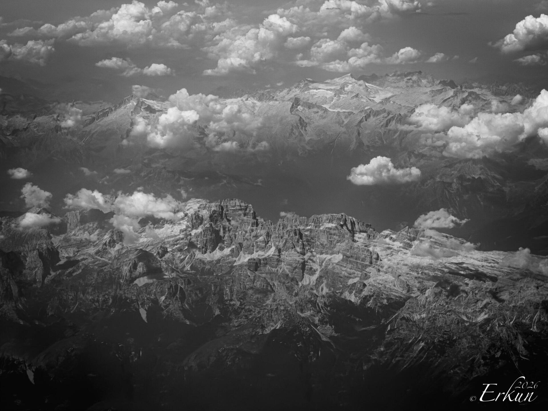Italy's Südtirol Region ... from our Lufthansa flight from BLQ to FRA.