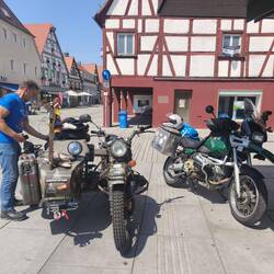 In Forchheim den Paul kennengelernt und ein sehr nettes Gespräch über 1 ½ Stunden geführt