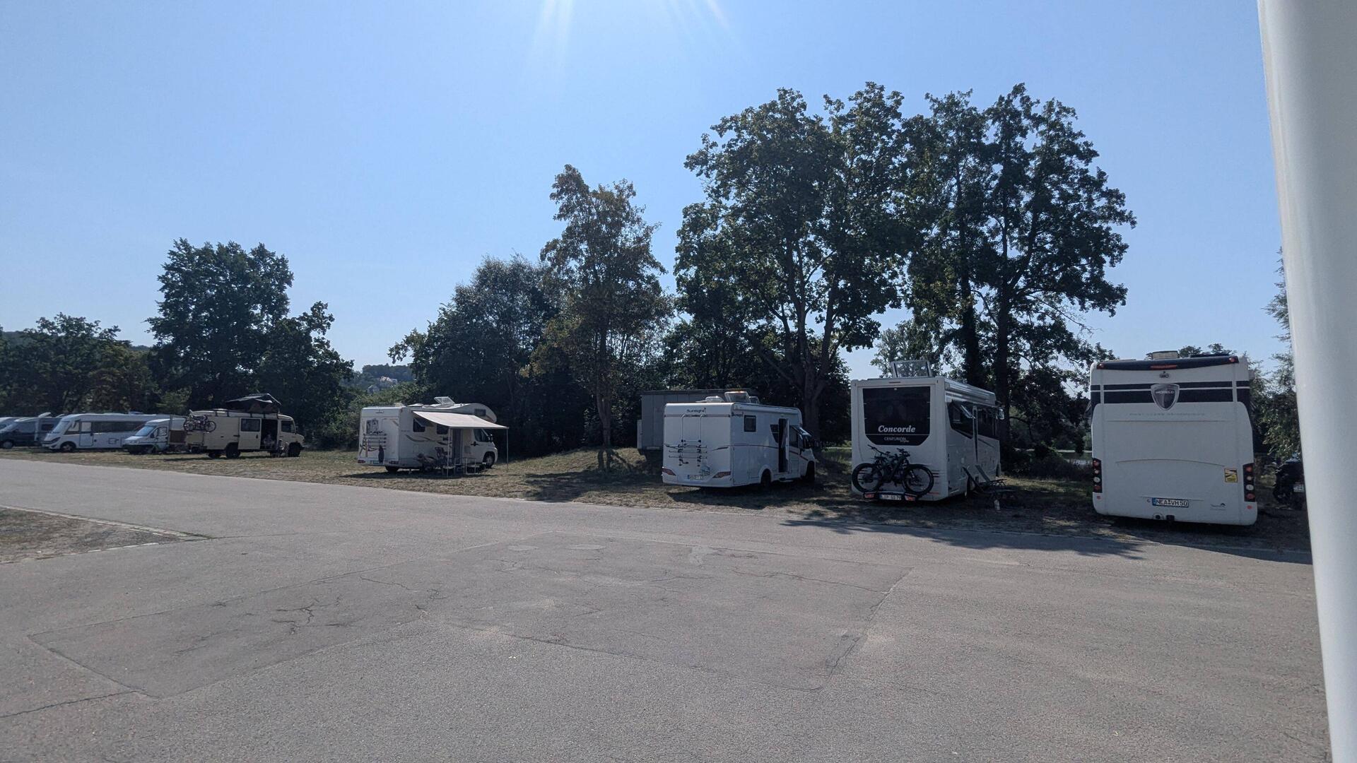 Wir verlassen den Stellplatz in Schwandorf