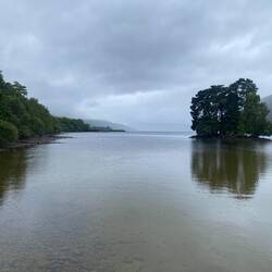 Loch Tay. Auch im Regen schön.