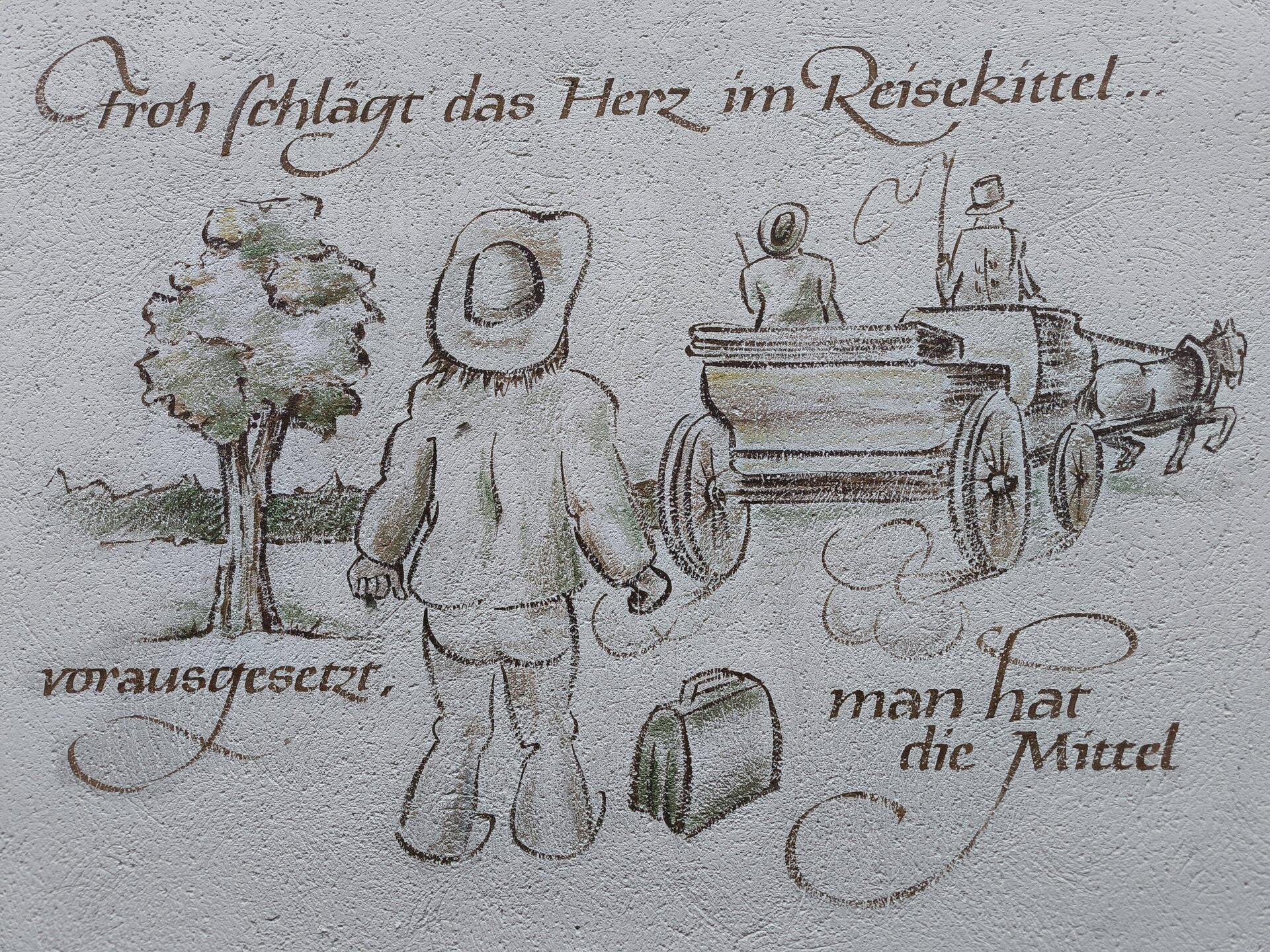Wilhelm Busch, Wandmalerei in gleichnamiger Passage