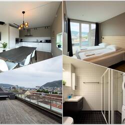 The apartment has all of the amenities we need — Bergen, Norway.