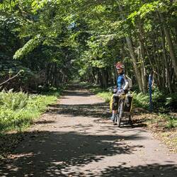 Bike path from Chitose