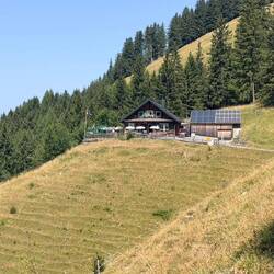 Nach kurzer Tour auf der Hütte angekommen