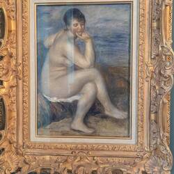 Sitzende Badende (Baigneuse) (Bild ist von Renoir!)