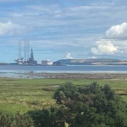 Looking over at Invergordon dock