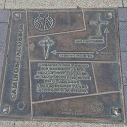 The start of the Camino de San Salvador