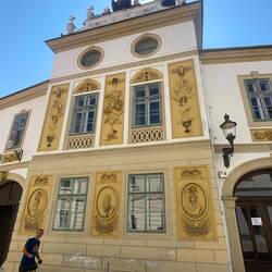 Checking out the sites in Melk
