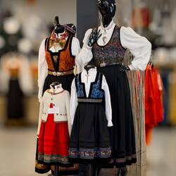 Traditional costumes — Bergen, Norway.