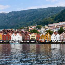 Bryggen was the trading hub of the Hanseatic League — Bergen,, Norway.