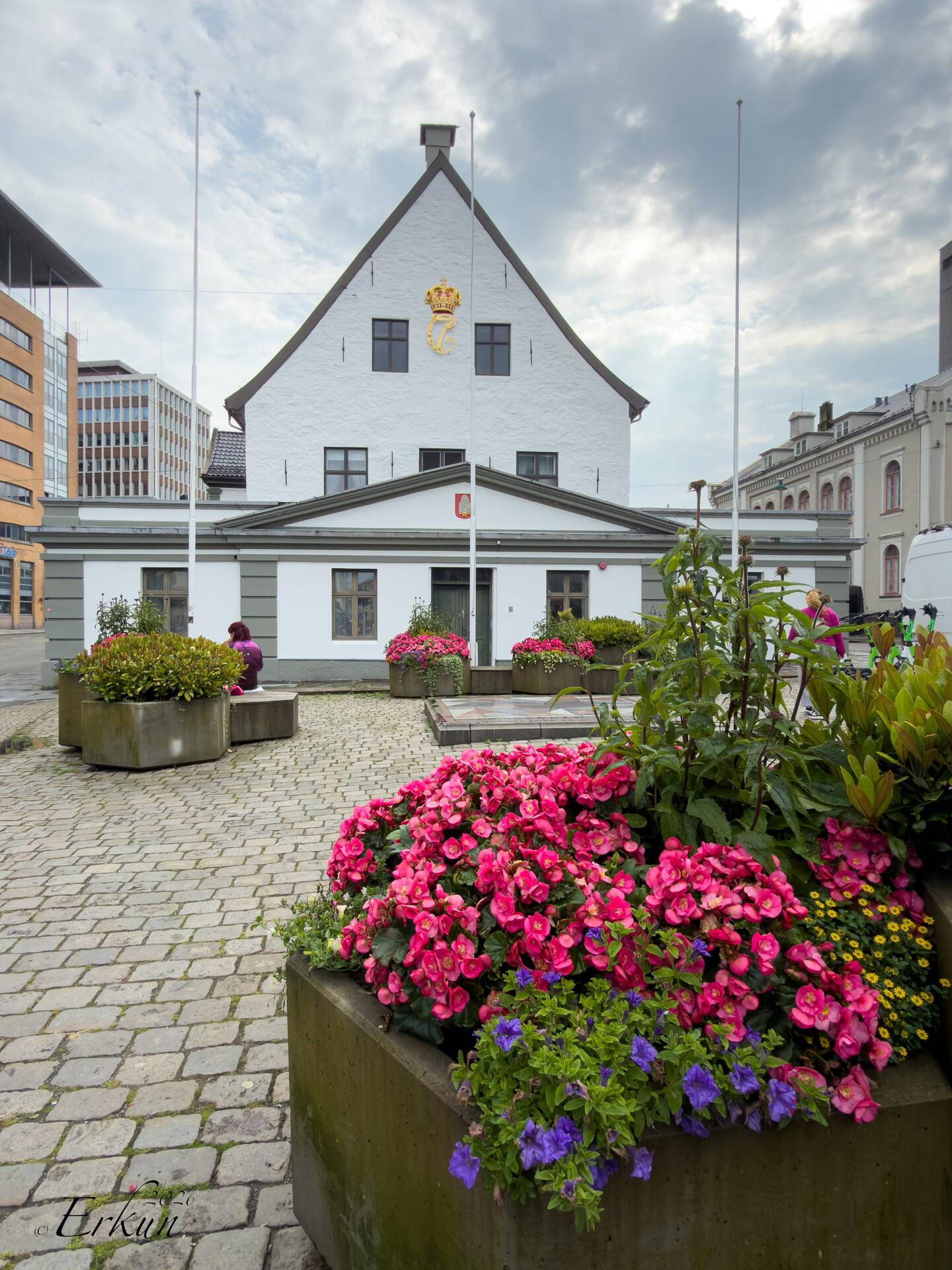 Det Gamle Rådhuset (the Old Town Hall) was originally built as a residence in 1558 — Bergen, Norway.
