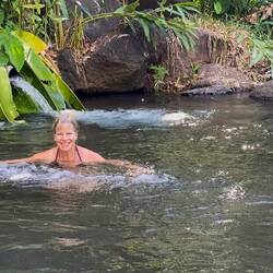 Erfrischung im "Swimming Pool"