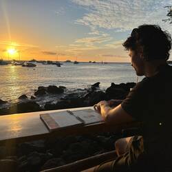Sunset near Playa de Oro
