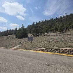 Archeological area and walk at Pine Bluffs.