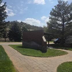 Pine Bluffs rest area between Wyoming and Nebraska.