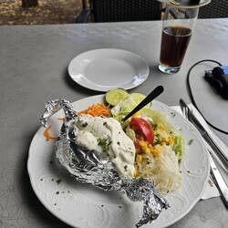 Mittagessen im Gasthaus Waldhaus