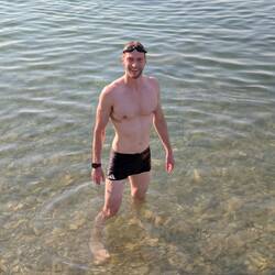 Paul nach dem Schwimmen