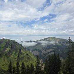 Rückblick auf den Hochgrat