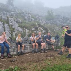 Pause in der Wolkensuppe