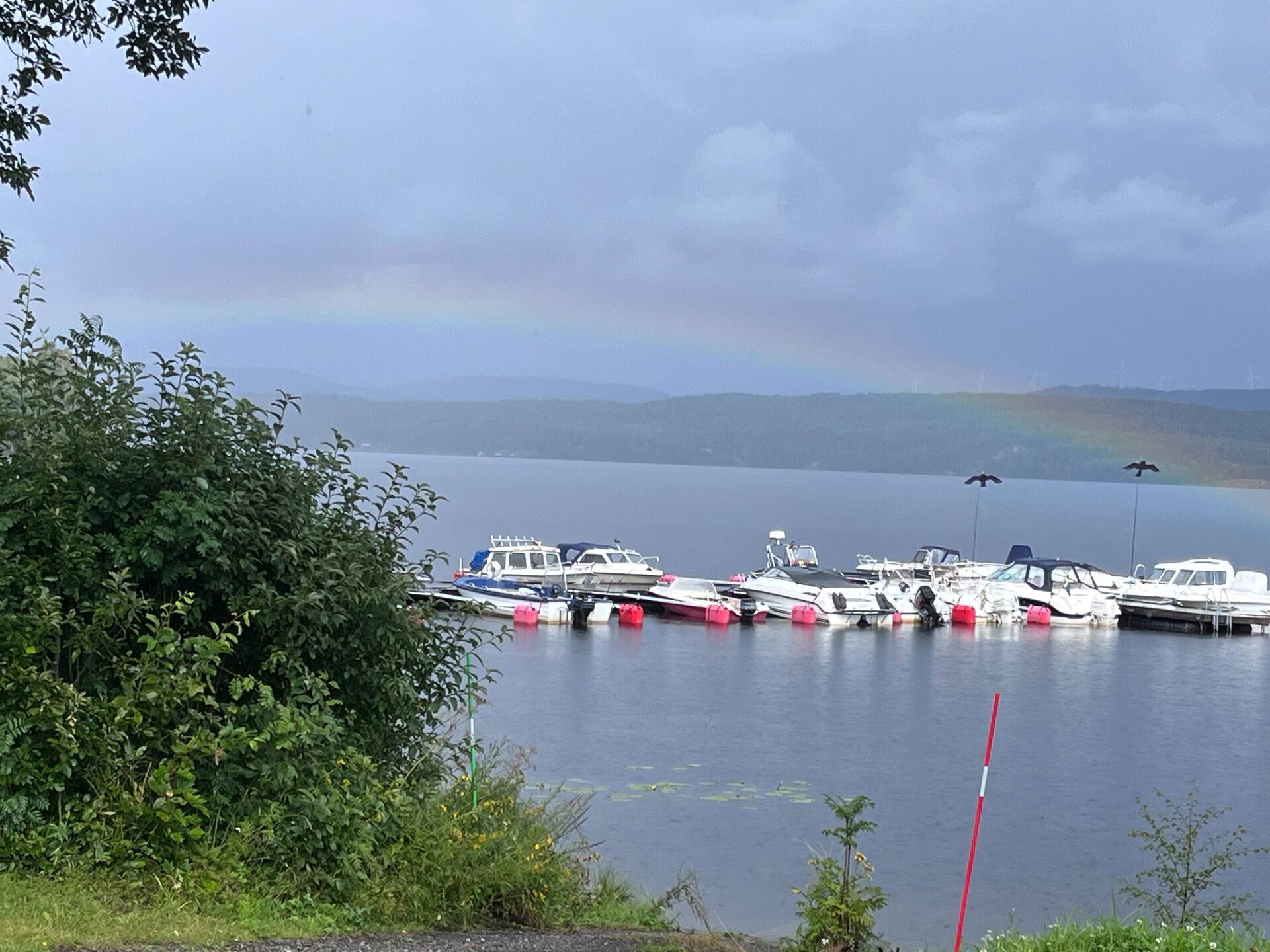 A very flat rainbow