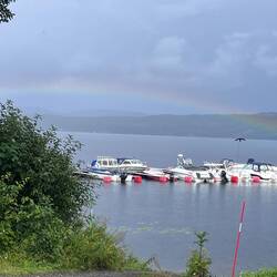 A very flat rainbow