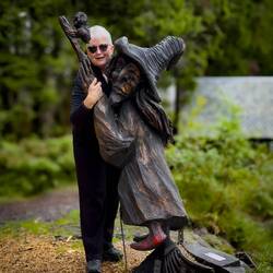I make a friend in the troll forest — Bergen, Norway.