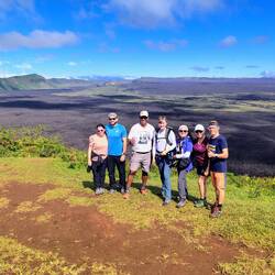 Unsere nette Galapagos-Truppe, zwei sind schon bisschen früher heimgereist