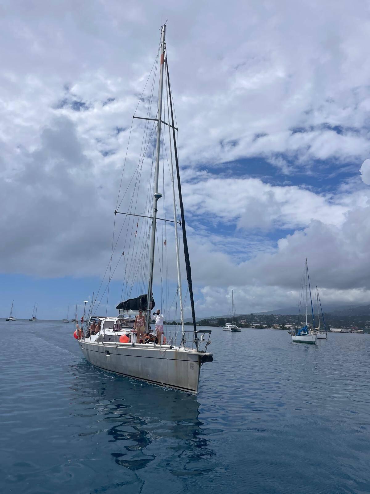 Départ de Tahiti