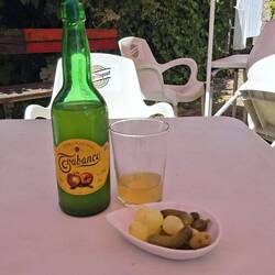 Asturias cider (sidra) ...it's a 'thing'
