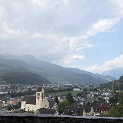 Ankunft in Sargans