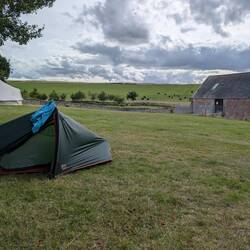 Old Mill campsite with common room
