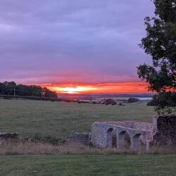 Sunset from campsite