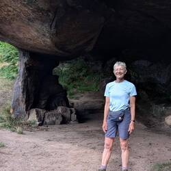 In St Cuthbert's Cave