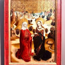 Die Heimsuchung Marias bei Elisabeth um 1500