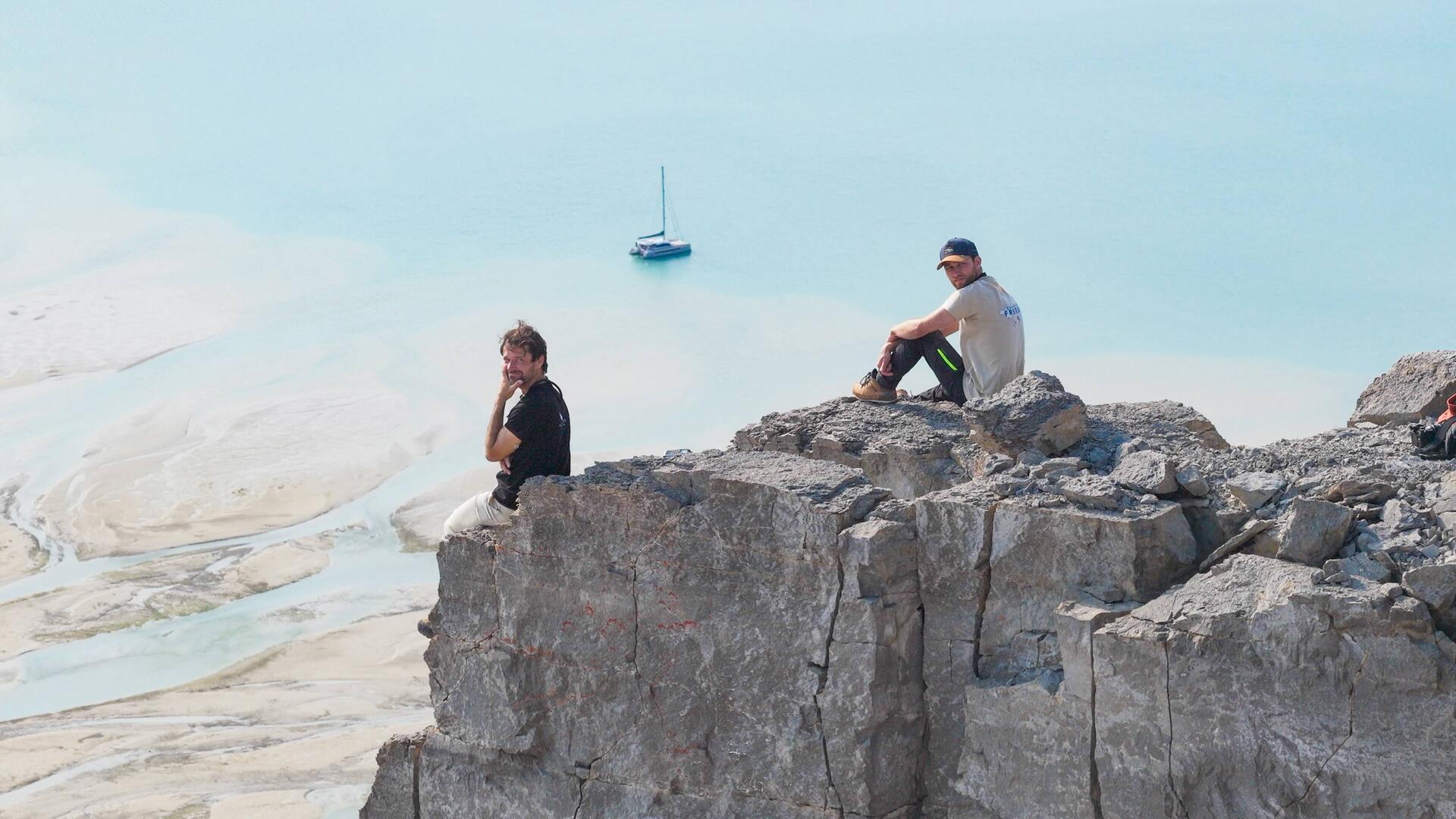 On top of Burnett Inlet.