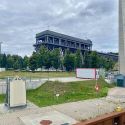 … nochmals einen Blick auf das alte Hebewerk … 🥹