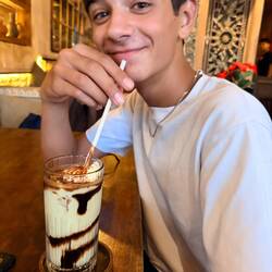 Eashan and his his advocacy chocolate milkshake