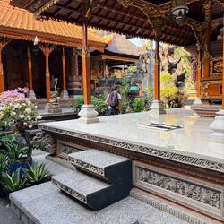 Inside the shiva temple