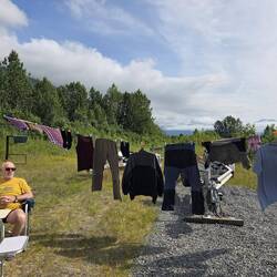 Laundry um die Ecke, dry on air 🌞