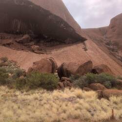 Many giant caves such as this