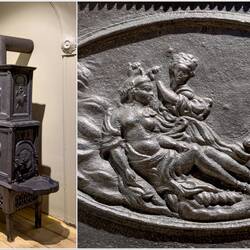 One of the wrought iron stoves ... Kode Rasmus Meyer — Bergen, Norway.