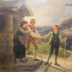 "Youngest Son's Farewell" (Adolph Tideman; 1867) ... Kode Rasmus Meyer — Bergen, Norway.