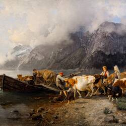 "Fjord Landscape with Cattle" (Anders Askevold; 1869) ... Kode Rasmus Meyer — Bergen, Norway