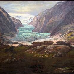 "Nigard Glacier" (Johan C. Dahl; 1844) ... Kode Rasmus Meyer — Bergen, Norway,
