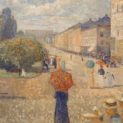 "Spring Day on Karl Johan" (Edvard Munch; 1890) ... Kode Rasmus Meyer — Bergen, Norway.