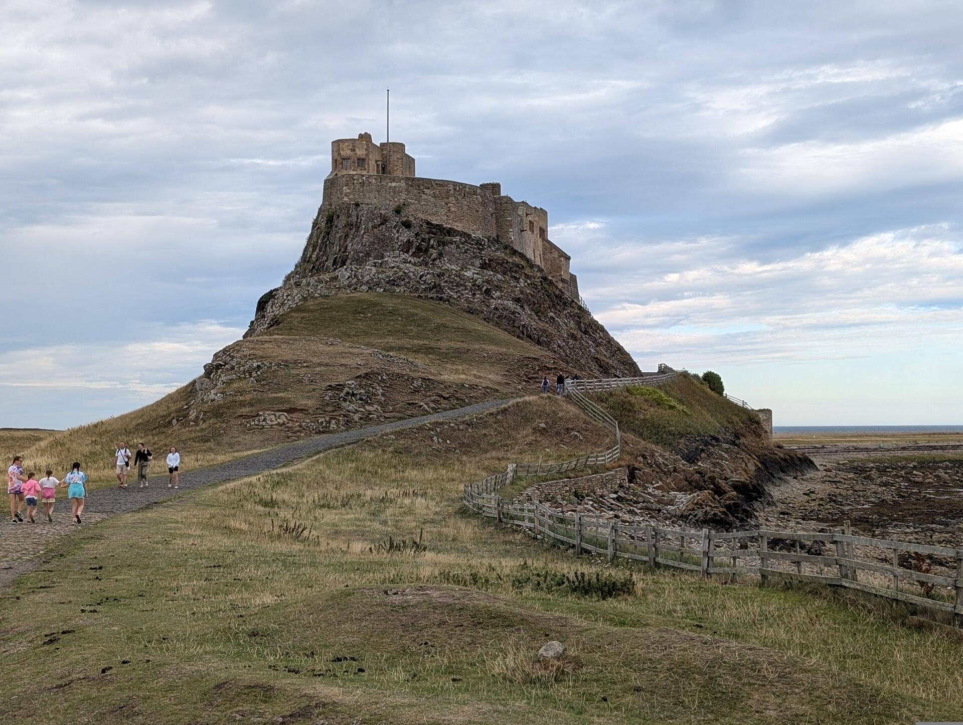 Lindisfarne Castle, now a holiday home