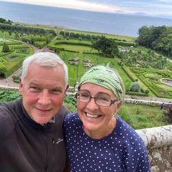 The gardens at Dunrobin castle