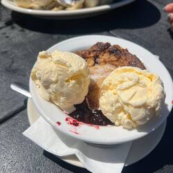 Marionberry cobbler for all